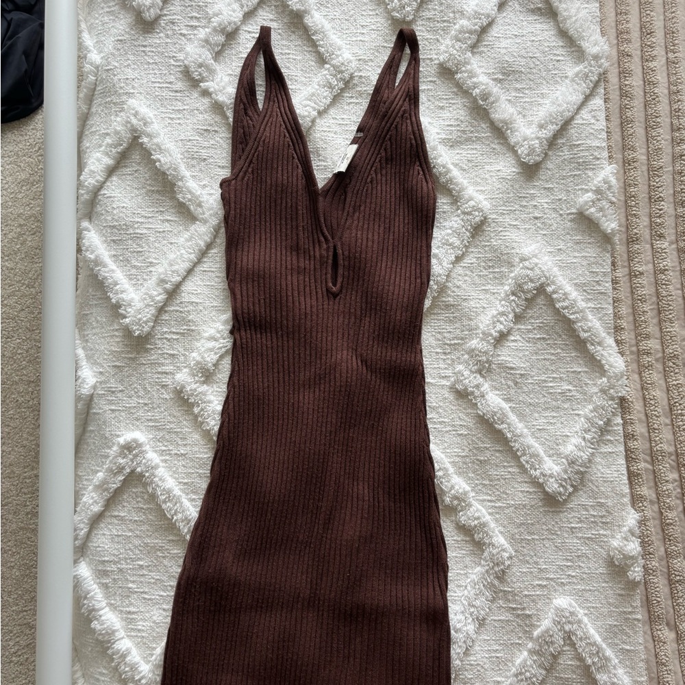 Abercrombie Brown Knit Dress